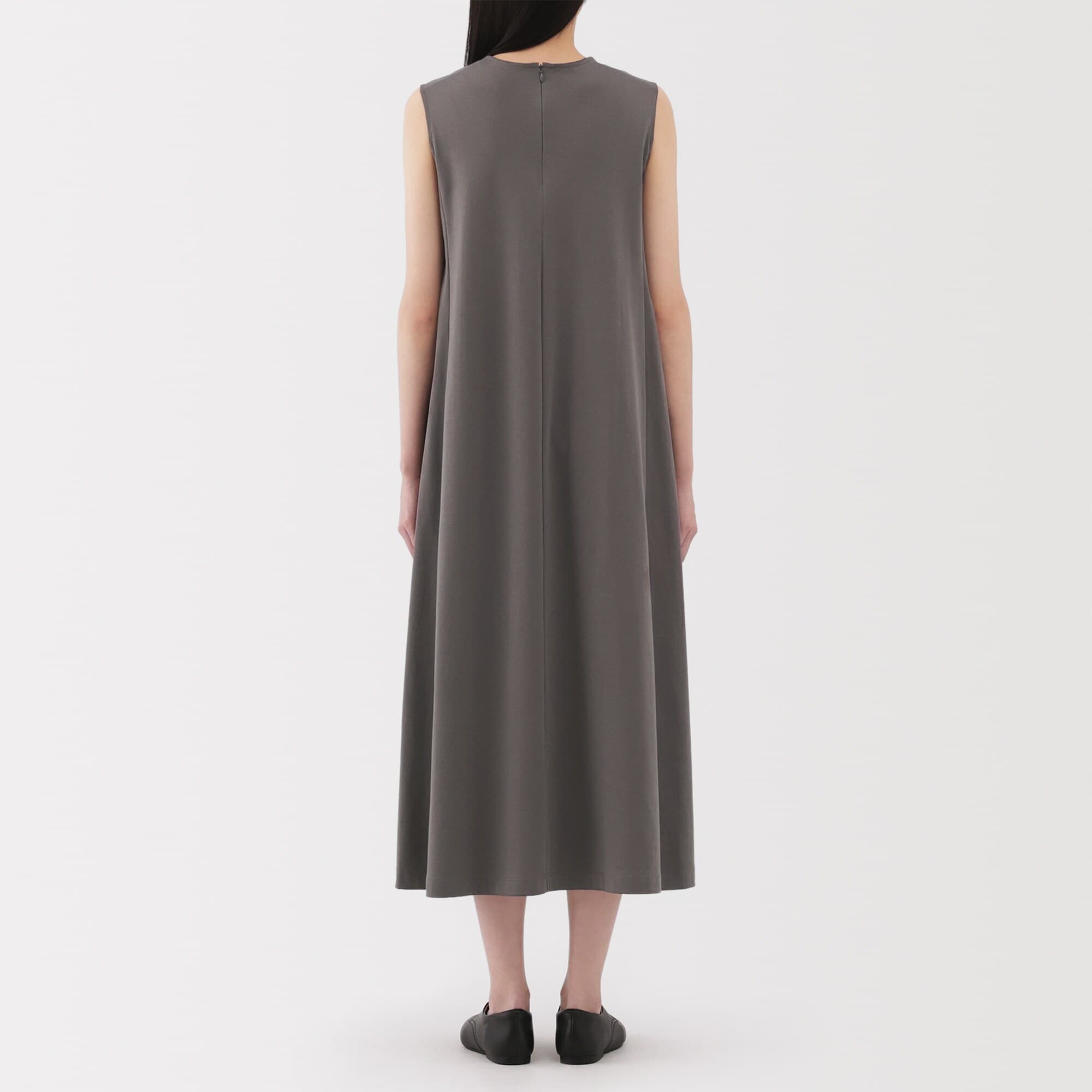 翌日発送無印良品涼感UVカットノースリーブワンピースブラック 婦人 涼感UVカットノースリーブワンピース | 無印良品