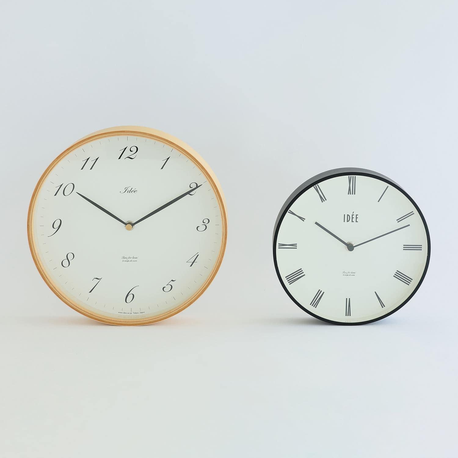 ［ＩＤＥＥ］ＩＤＥＥ　ＴＩＭＩＮＧ　掛け時計　２５０ｍｍ　アラビア数字（ウッド）