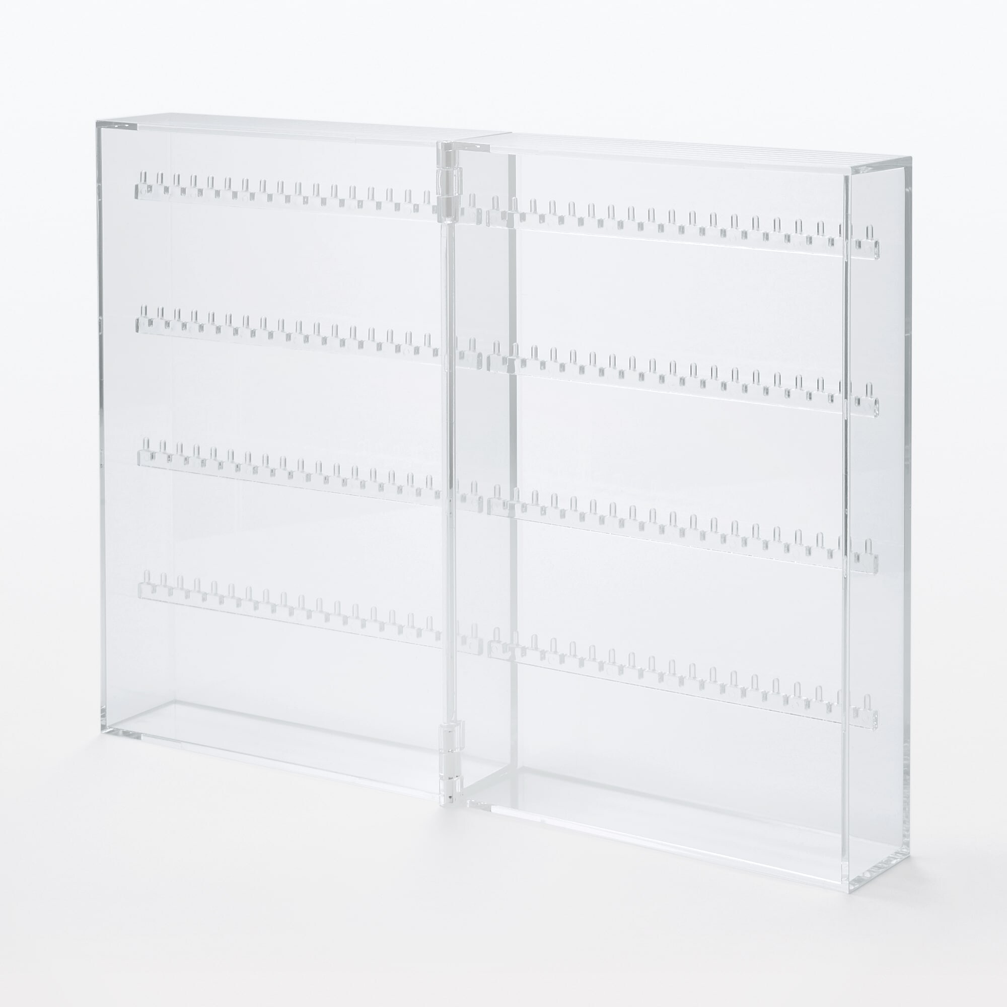 アクリルネックレス・ピアスケース・見開きタイプ