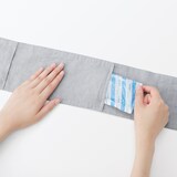 ＵＶカット　ヘンプコットン　ポケット付きスカーフ