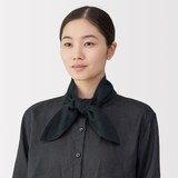 ＵＶカット　ヘンプコットン　ポケット付きスカーフ