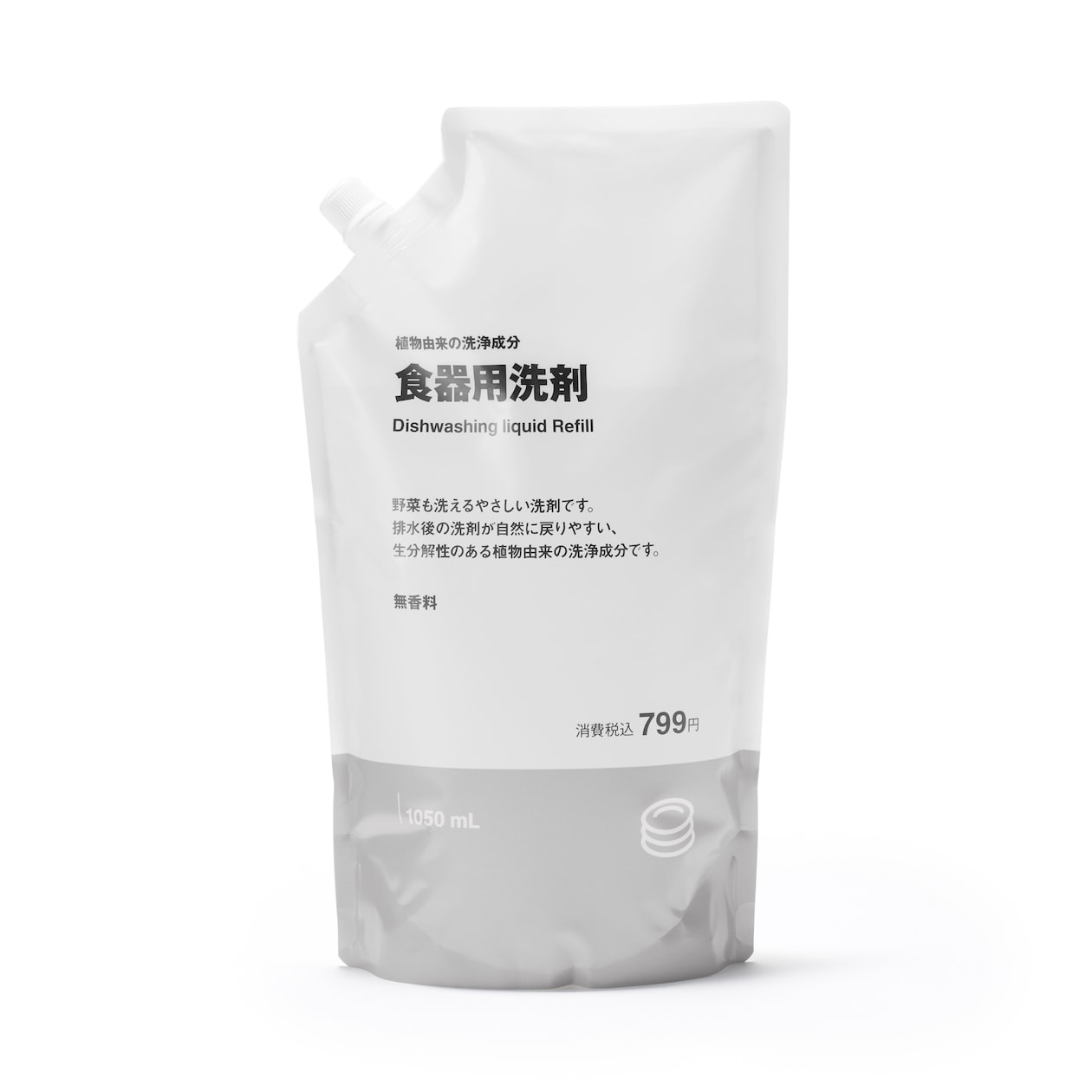 植物由来の洗浄成分　食器用洗剤　詰替え用