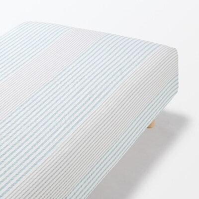 綿　サッカー織　ボックスシーツ・ＳＳ～Ｄ