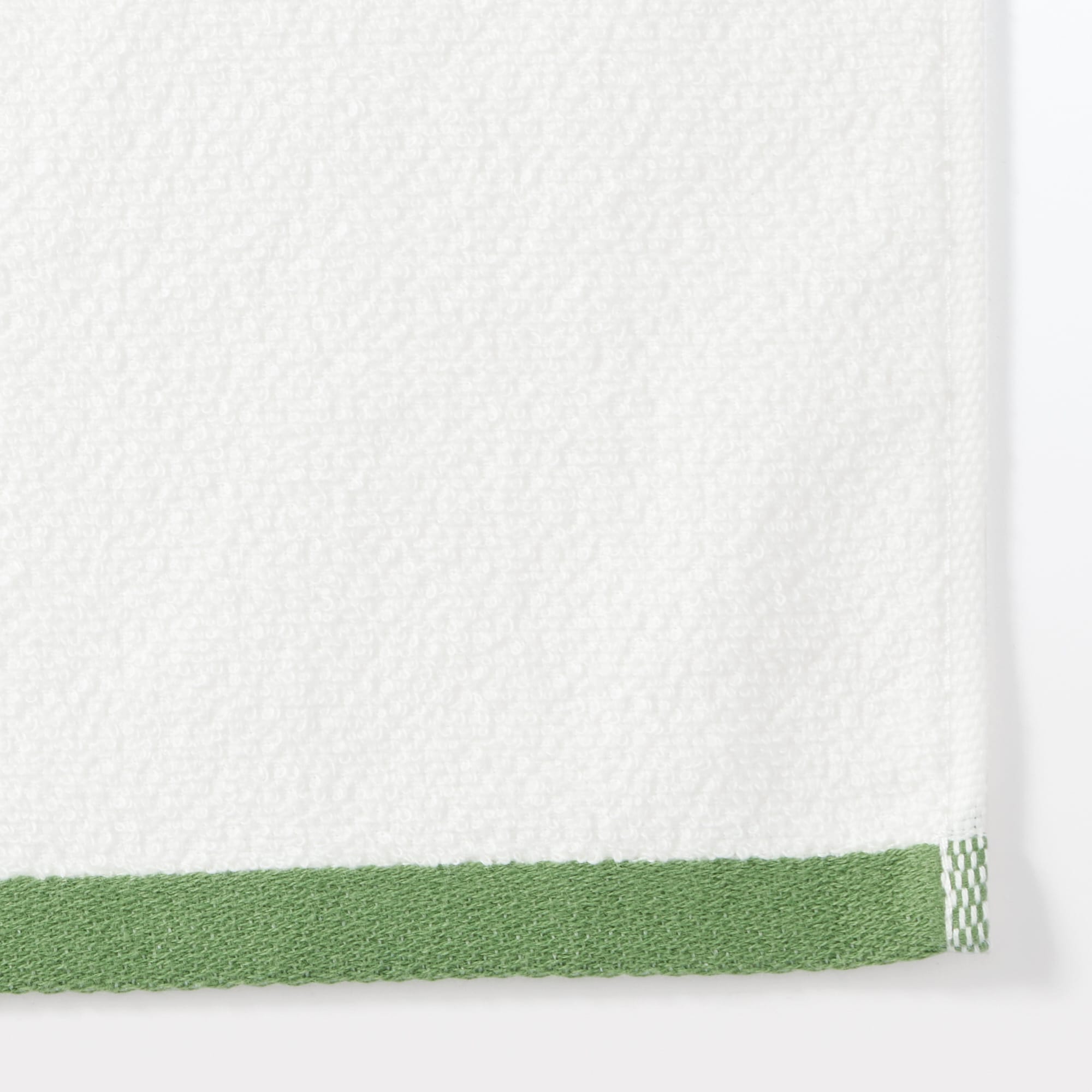 縁カラー付 コンパクトフェイスタオル2枚組 | 無印良品