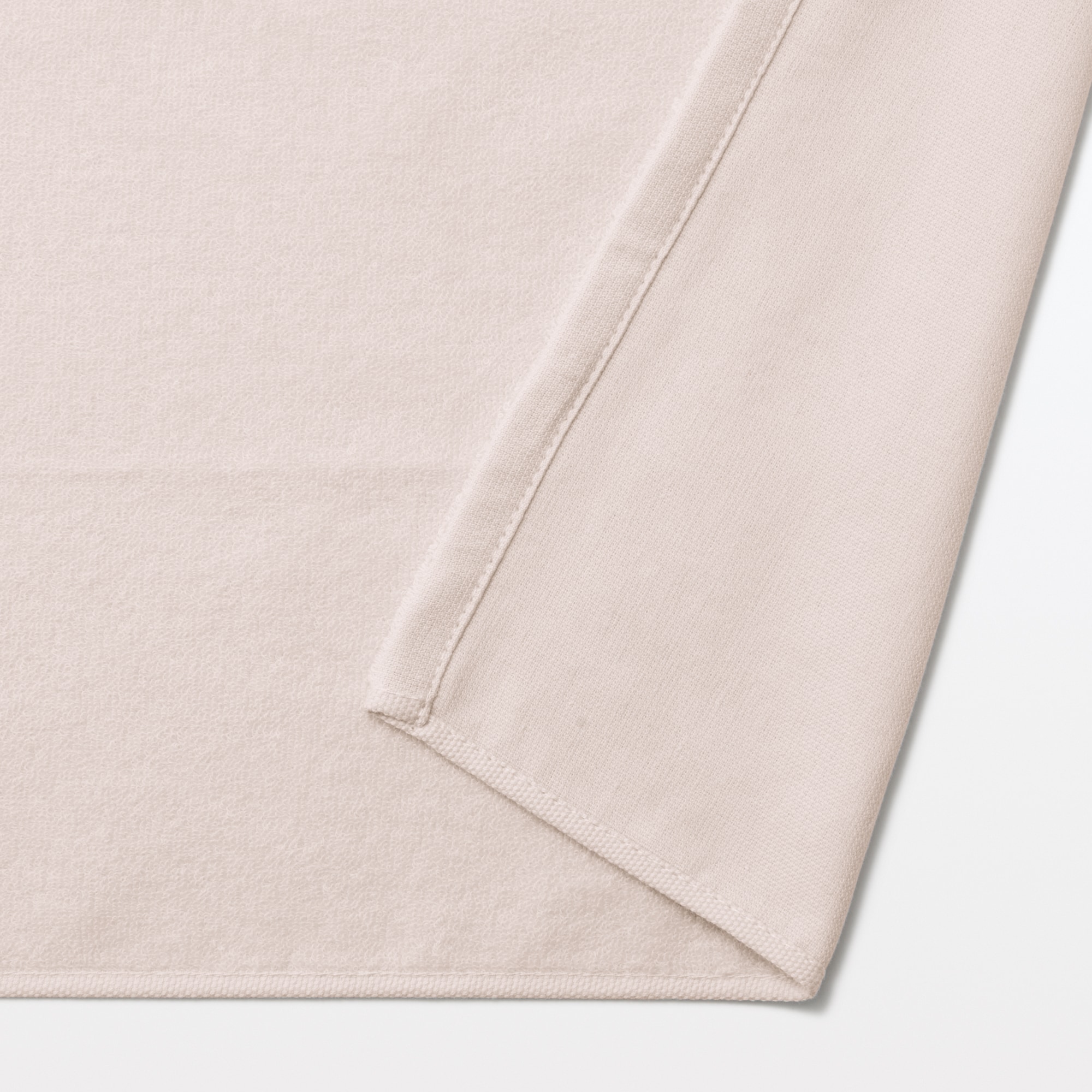 片面パイル２枚組バスタオル