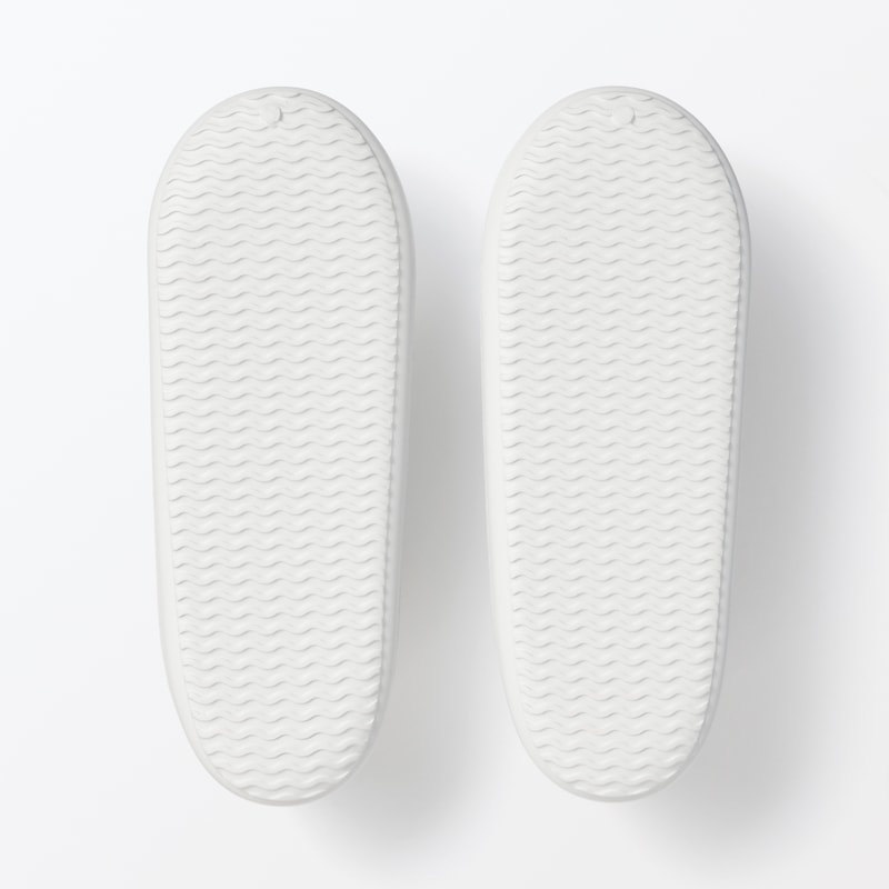 ＥＶＡ　吊るせるやわらかバススリッパ・Ｍ　グレー