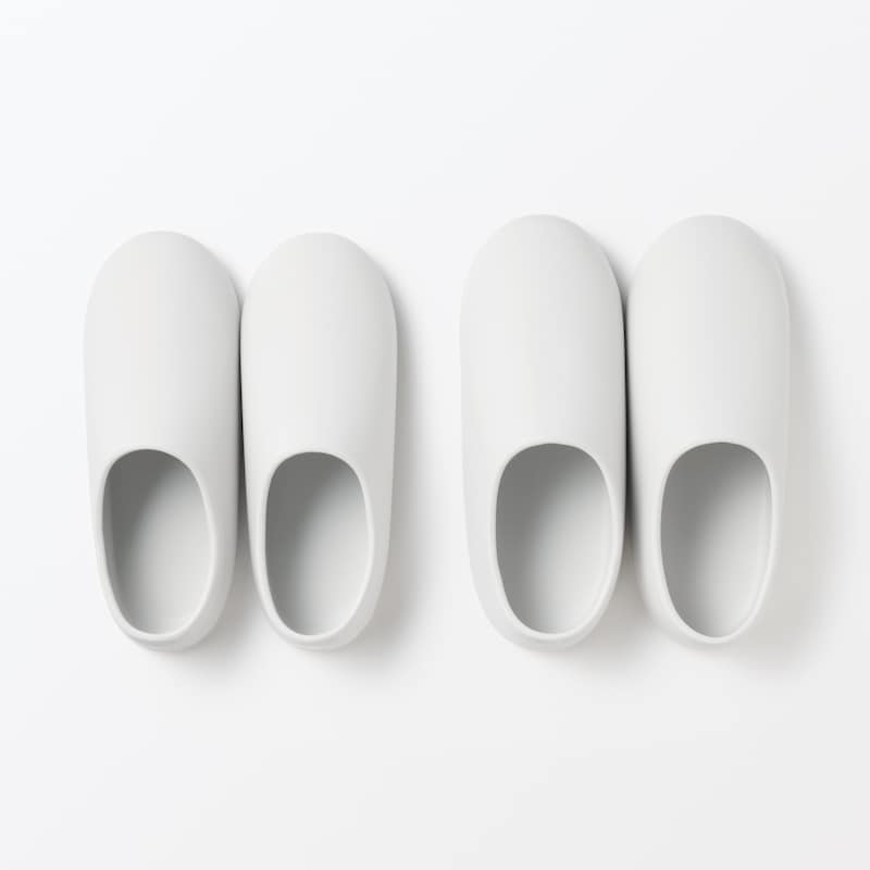 ＥＶＡ　吊るせるやわらかバススリッパ・Ｍ　グレー