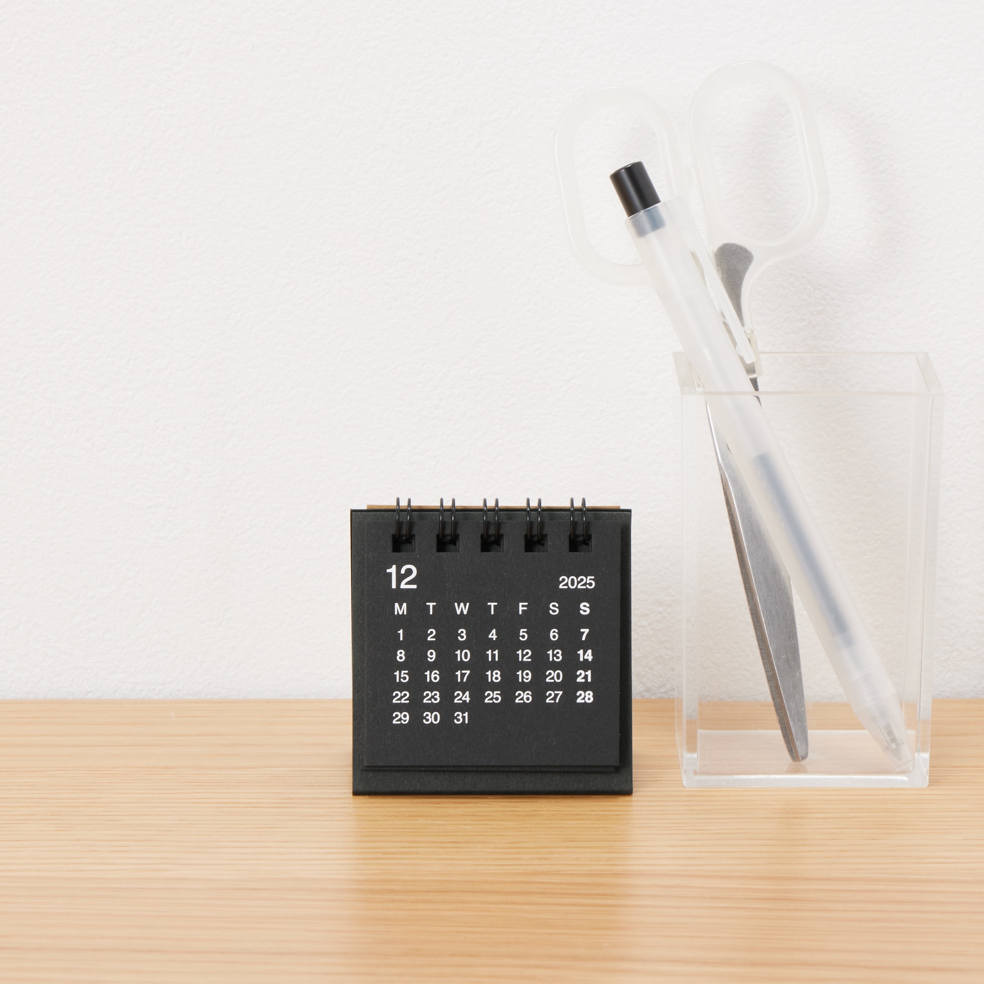 デスクトップミニカレンダー・２０２５年１２月～２０２６年１２月