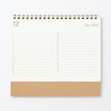 バガス入りペーパー日曜始まり六輝カレンダー・中２０２５年１２月～２０２６年１２月