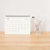 バガス入りペーパー日曜始まり六輝カレンダー・中２０２５年１２月～２０２６年１２月