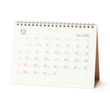 バガス入りペーパー日曜始まり六輝カレンダー・中２０２５年１２月～２０２６年１２月