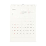 バガス入りペーパー日曜始まり六輝カレンダー・２０２６年１月～１２月