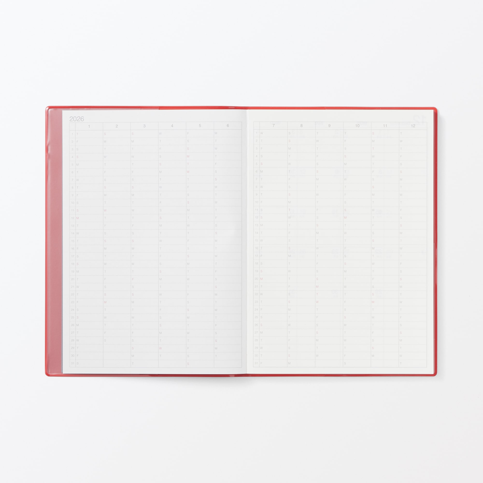 月曜始まりマンスリー／ウィークリースケジュール帳・２０２５年１２月始まり