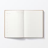 スエード調月曜始まりマンスリー／ウィークリースケジュール帳・２０２５年１２月