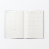 日曜始まりマンスリースケジュール帳・２０２５年１２月始まり