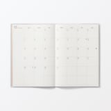 日曜始まりマンスリースケジュール帳・２０２５年１２月始まり