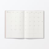 日曜始まりマンスリースケジュール帳・２０２５年１２月始まり