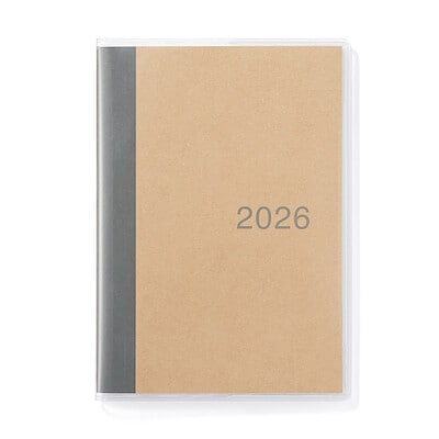 【８月下旬発売予定】【Ａ６】月曜始まりマンスリースケジュール帳・２０２５年１２月始まり