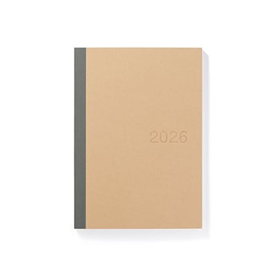 【Ａ５】月曜始まりマンスリー／ウィークリースケジュール帳・２０２５年１２月始まり