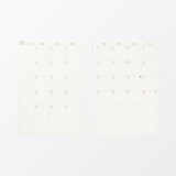 リフィルノート　リフィル　マンスリースケジュール・２０２５年１２月始まり