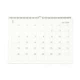 バガス入りペーパー月曜始まり壁掛けカレンダー・２０２６年１月～１２月