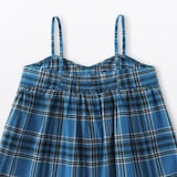 婦人　マドラスチェック　キャミソールブラウス