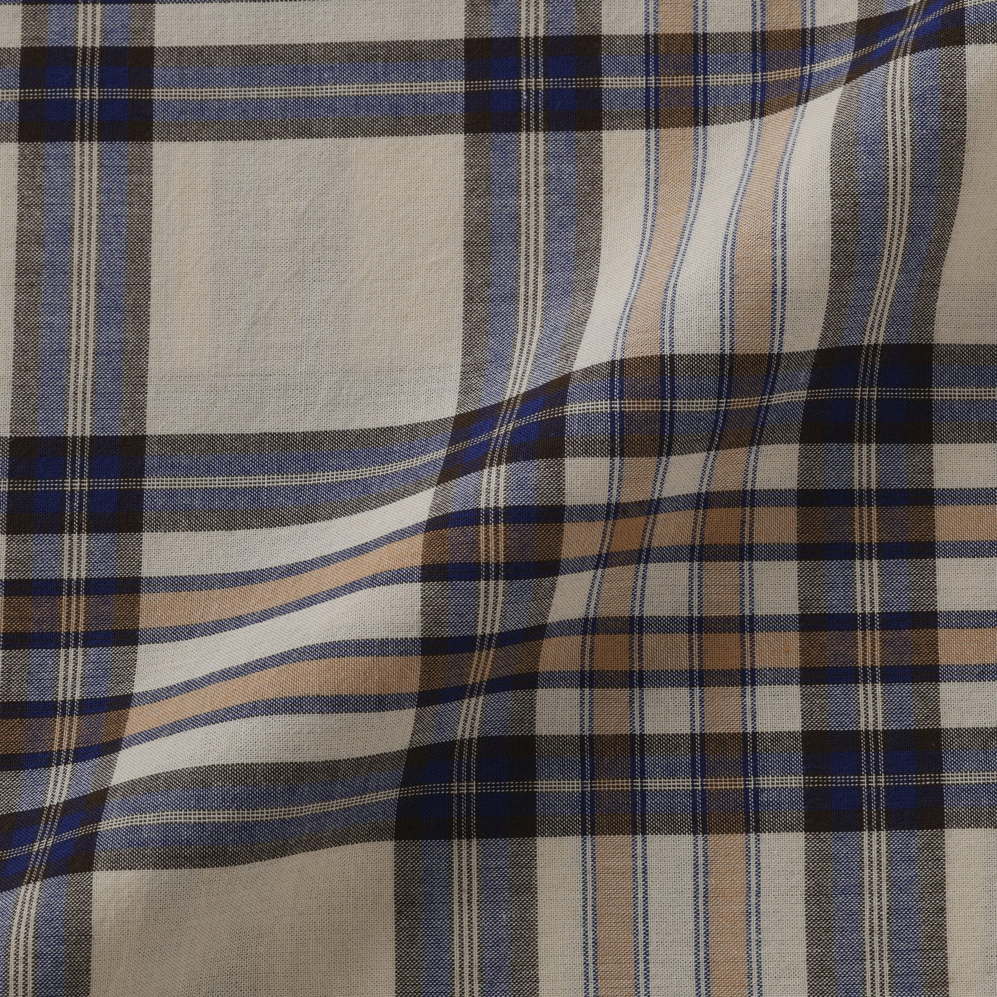 婦人　マドラスチェックフレアスカート