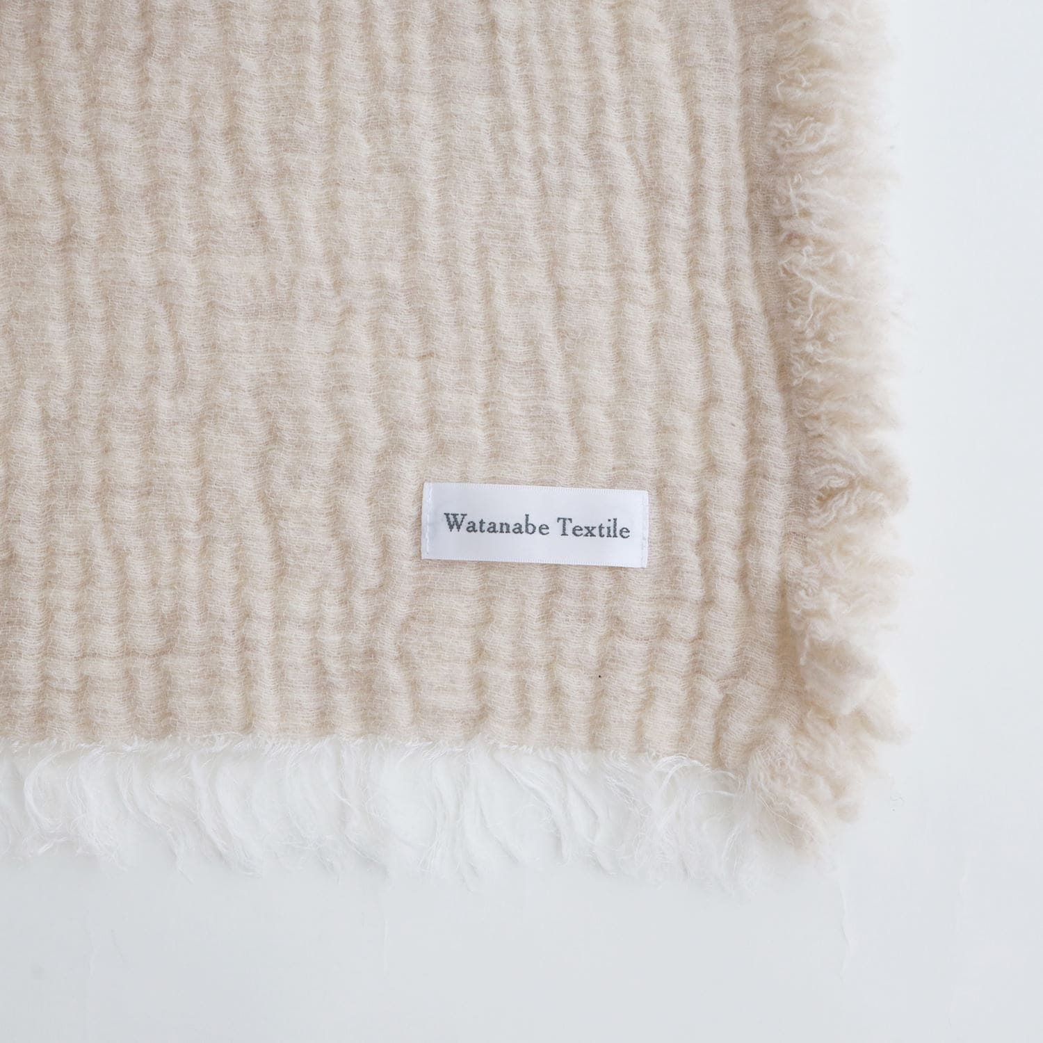 ［ＩＤＥＥ］ＷａｔａｎａｂｅＴｅｘｔｉｌｅ　スモールブランケット　ベージュ
