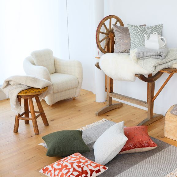 IDEE］WatanabeTextile スモールブランケット