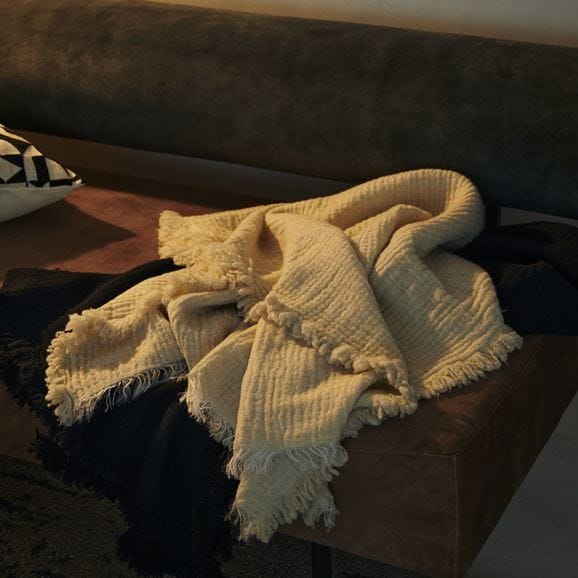 ［ＩＤＥＥ］ＷａｔａｎａｂｅＴｅｘｔｉｌｅ　ブランケット　ベージュ