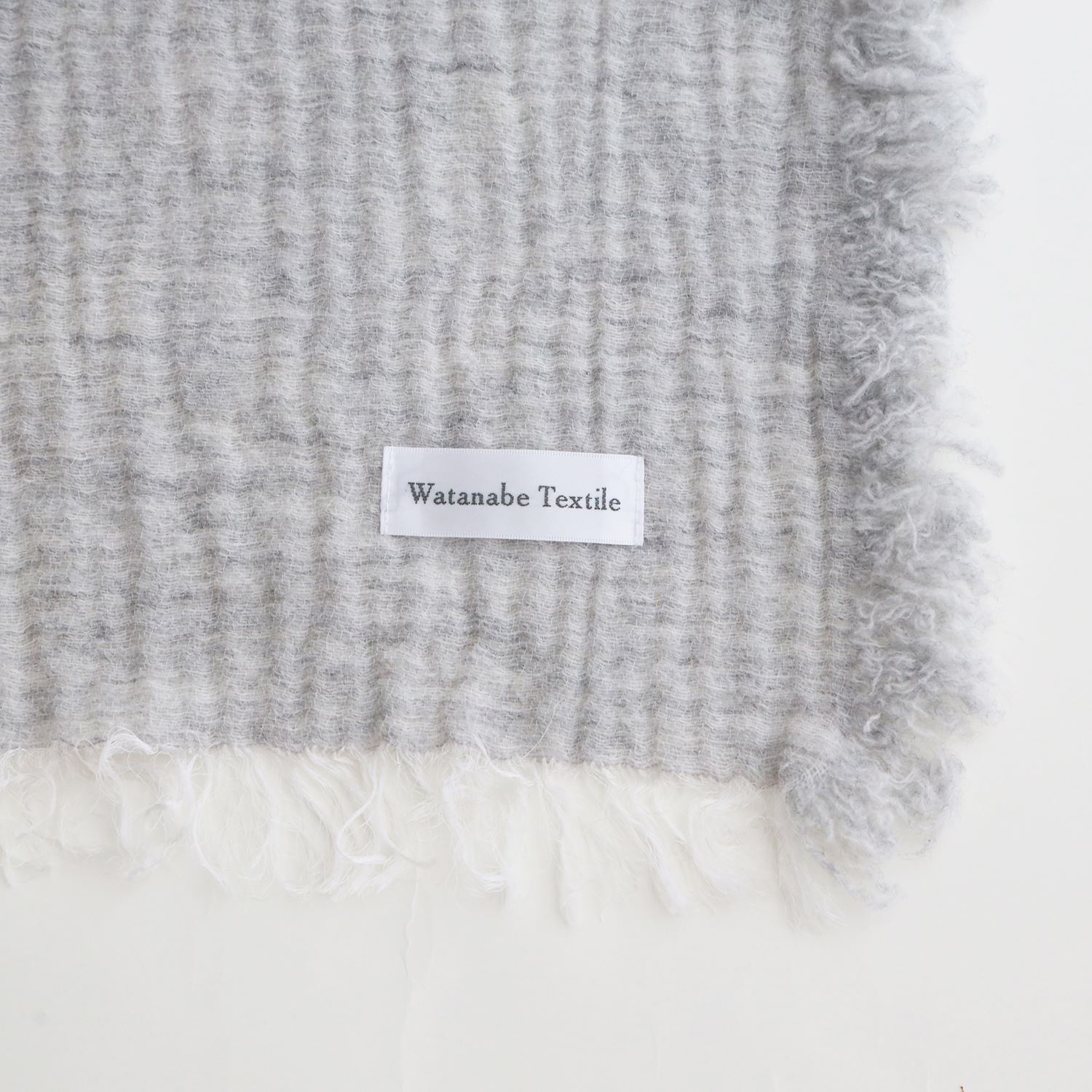IDEE］WatanabeTextile ブランケット グレー