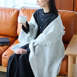 ［ＩＤＥＥ］ＷａｔａｎａｂｅＴｅｘｔｉｌｅ　ブランケット　グレー