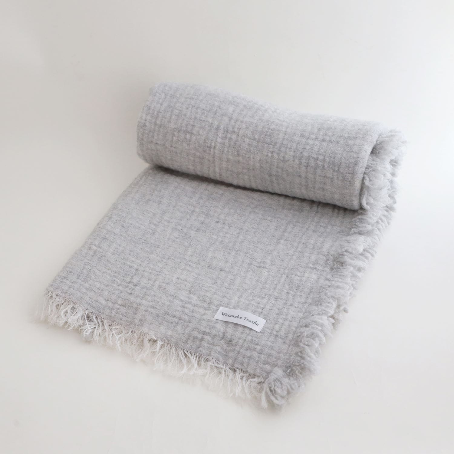 IDEE］WatanabeTextile ブランケット グレー
