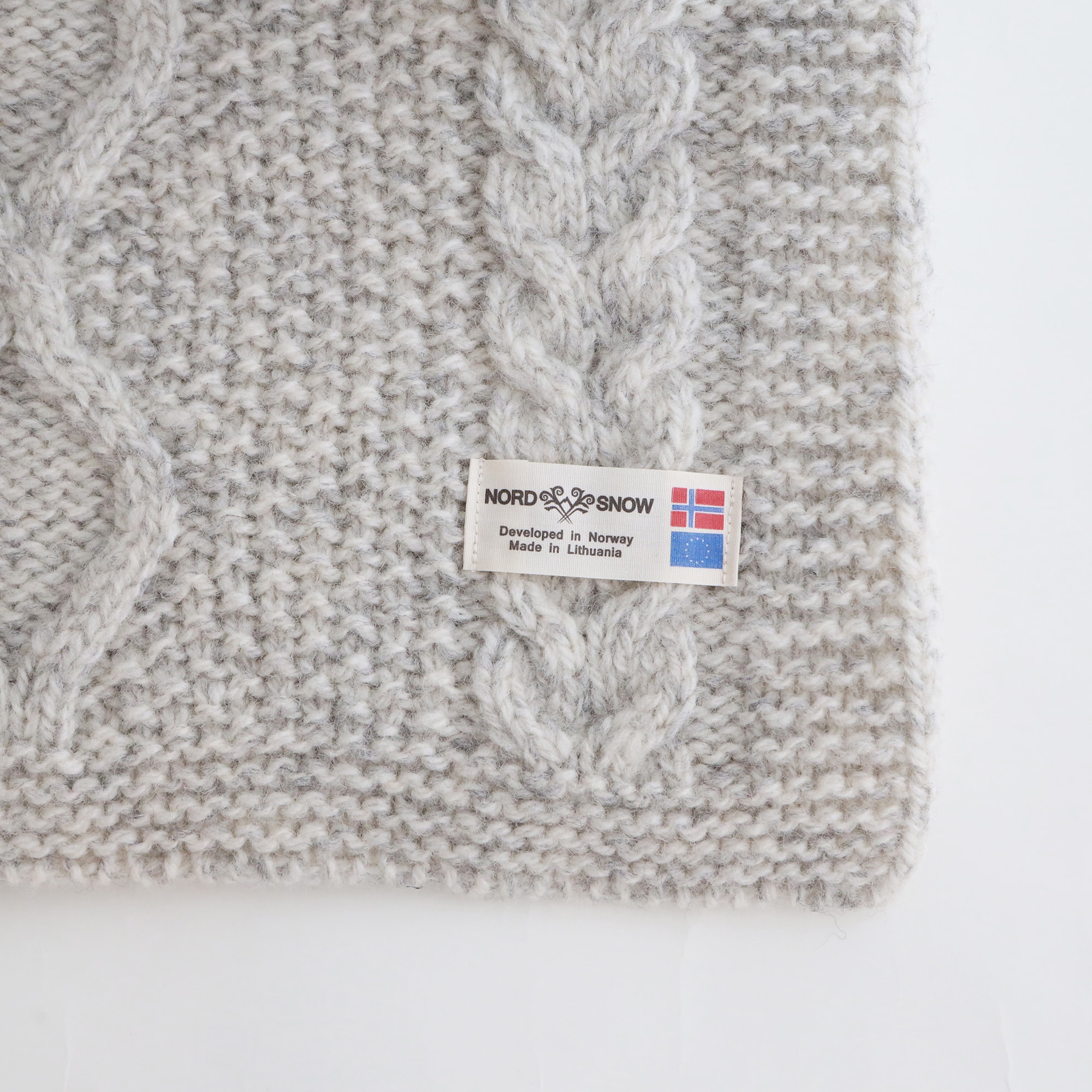 IDEE］NORDSNOW ブランケット 100×120 グレー