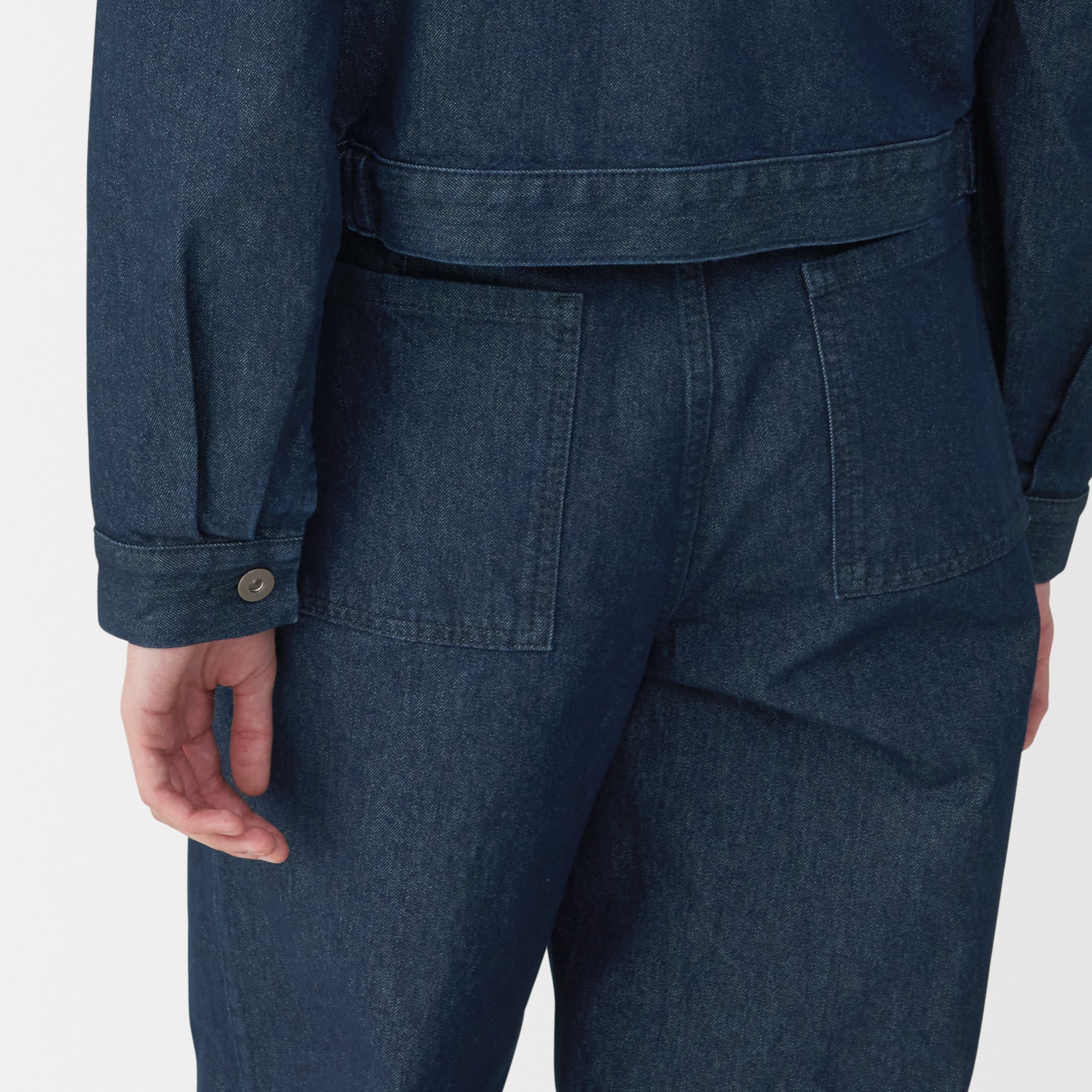 婦人　和紙混デニムジャケット