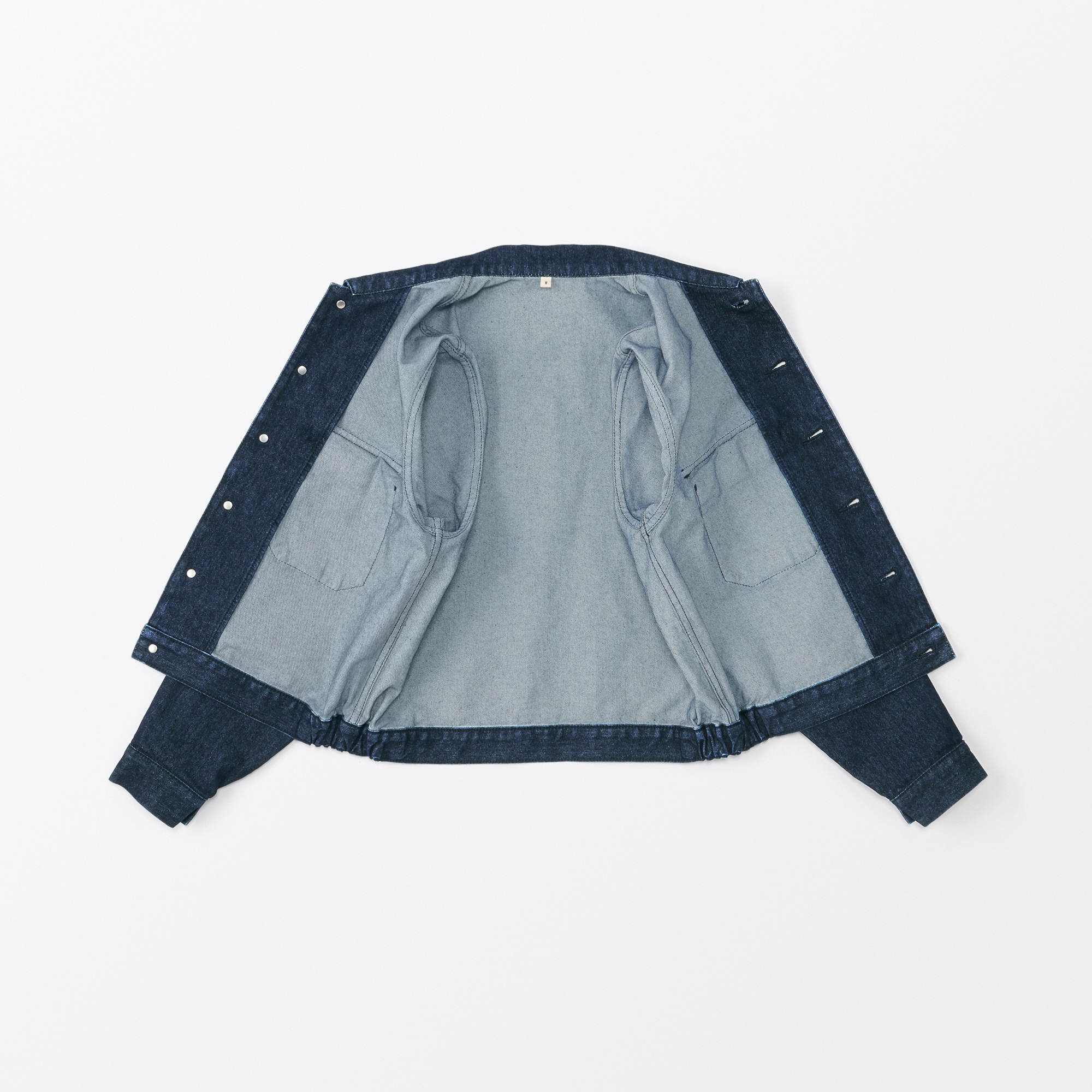 婦人　和紙混デニムジャケット