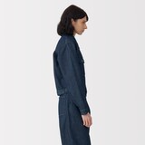 婦人　和紙混デニムジャケット