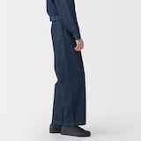 婦人　和紙混デニムパンツ