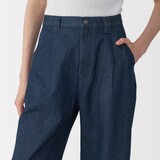 婦人　和紙混デニムパンツ