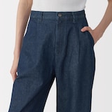 婦人　和紙混デニムパンツ