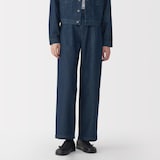 婦人　和紙混デニムパンツ