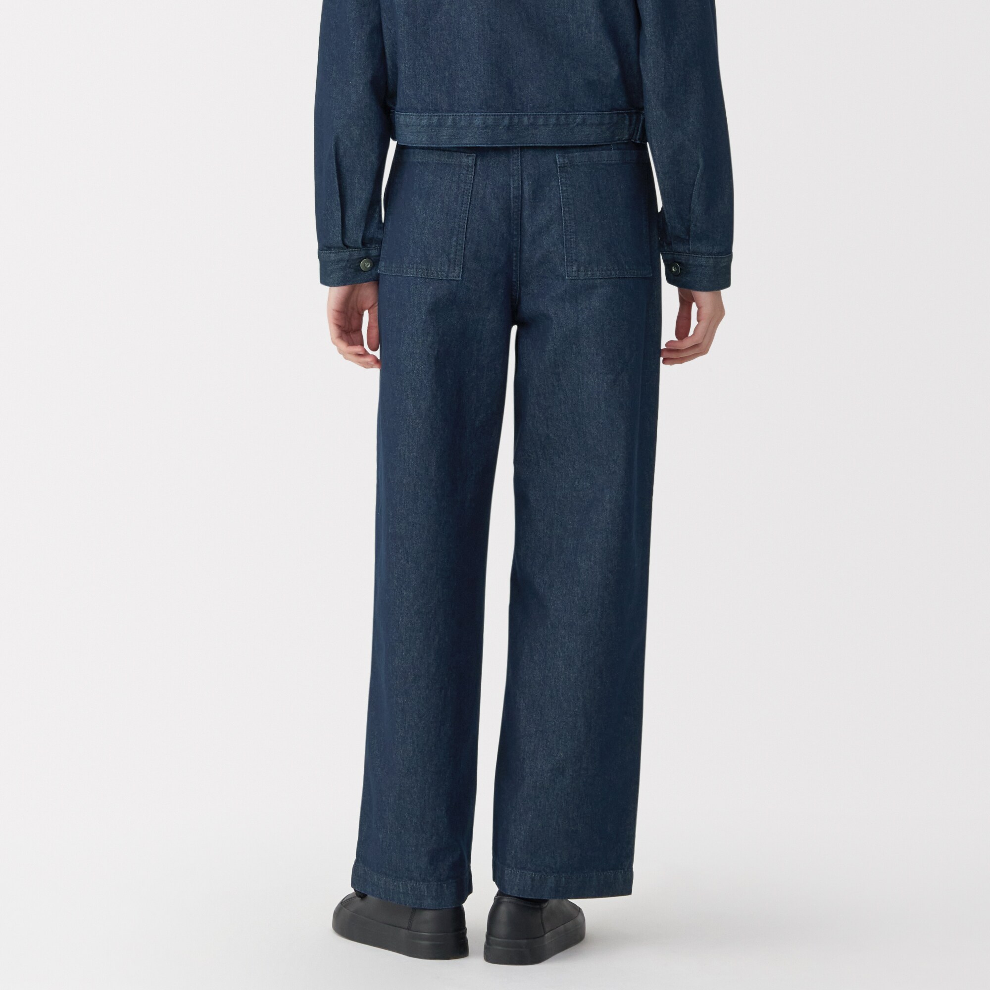 婦人　和紙混デニムパンツ