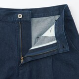 婦人　和紙混デニムパンツ