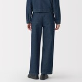 婦人　和紙混デニムパンツ