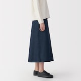 婦人　和紙混デニムスカート