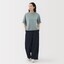 婦人　涼感ＵＶカットクルーネックワイド半袖Ｔシャツ