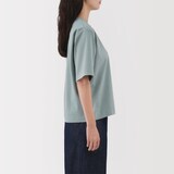 婦人　涼感ＵＶカットクルーネックワイド半袖Ｔシャツ