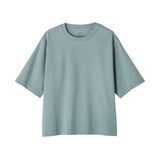 婦人　涼感ＵＶカットクルーネックワイド半袖Ｔシャツ