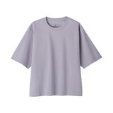 婦人　涼感ＵＶカットクルーネックワイド半袖Ｔシャツ