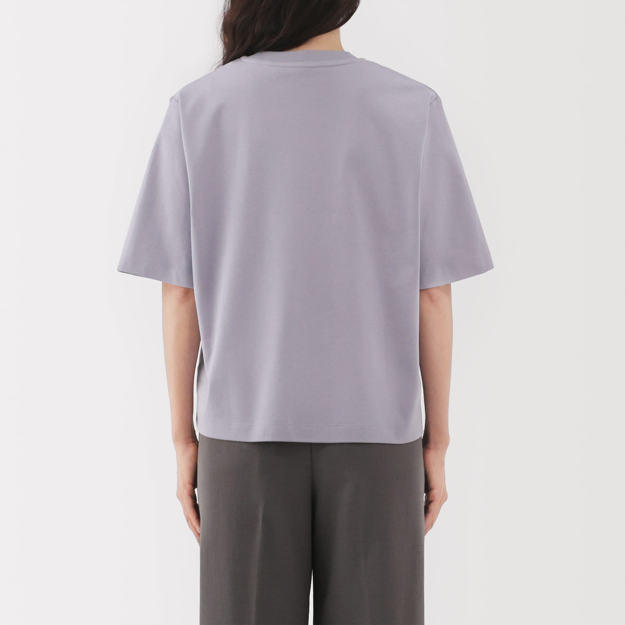 婦人　涼感ＵＶカットクルーネックワイド半袖Ｔシャツ